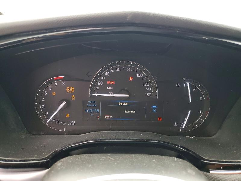 2017 Cadillac Xt5 VIN 1GYKNBRS0HZ173593 COPART salvage auction — FRONT END, Il - Salvage Certificate, sold $3,700 on 2026-07-02 (photo 9)