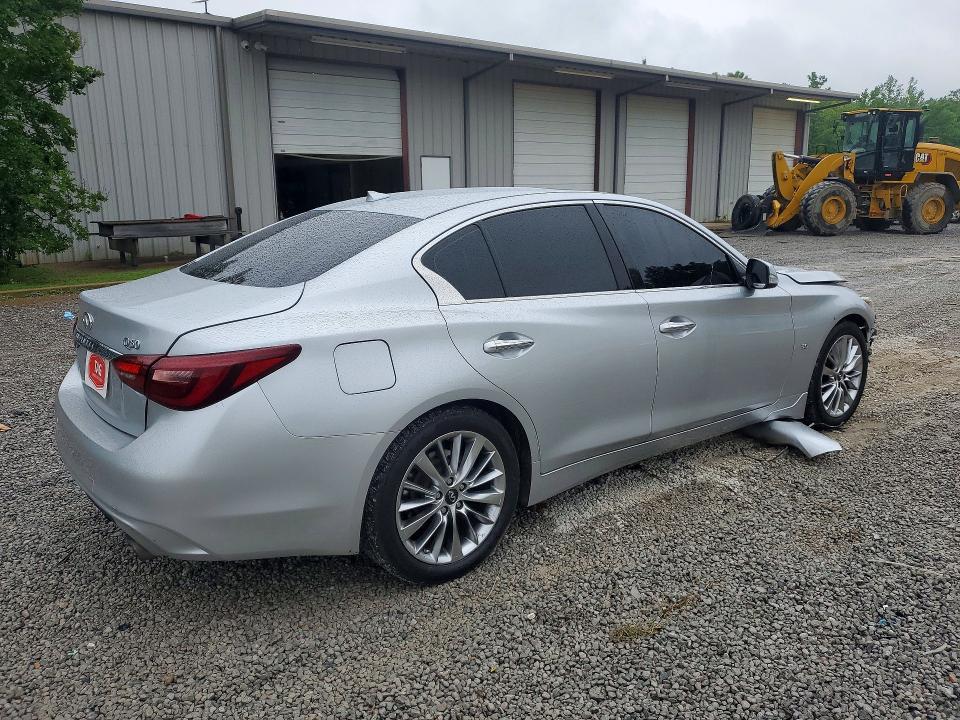 2019 Infiniti Q50 VIN JN1EV7AP2KM514619 COPART salvage auction — FRONT END, Id - Salvage Certificate Of Title, sold $90 on 2026-07-29 (photo 3)