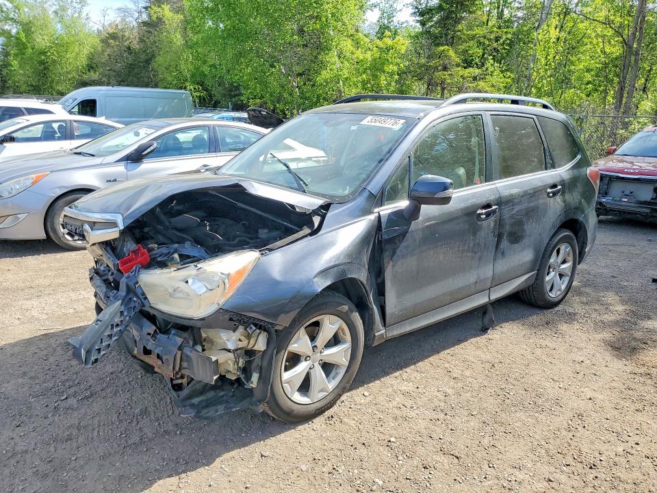 2014 Subaru VIN JF2SJCPC3EH466510 COPART salvage auction — FRONT END, On - Permit No Brand - Unfit, sold $350 on 2026-07-02 (photo 1)
