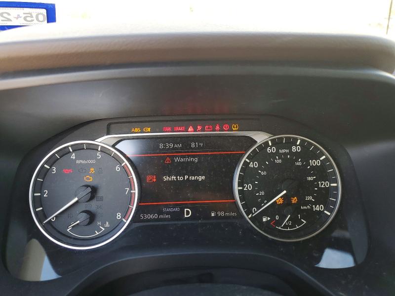 2021 Nissan VIN JN8AT3CA6MW019645 COPART salvage auction — FRONT END, Tx - Salvage Vehicle Title, sold $4,000 on 2026-07-14 (photo 9)