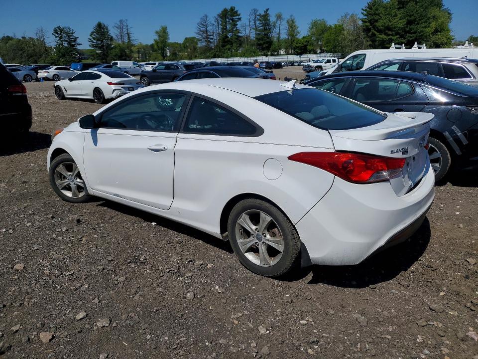 2013 Hyundai Elantra VIN KMHDH6AE3DU002701 COPART salvage auction — REAR END, Md - Cert Of Salvage < 75% Damage, sold $675 on 2026-07-27 (photo 2)