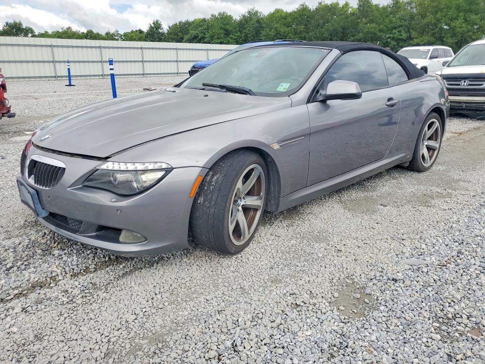 2010 BMW 6 series VIN WBAEB5C59AC225583 COPART salvage auction — NORMAL WEAR, La - Certificate Of Title, sold $500 on 2026-07-27 (photo 1)