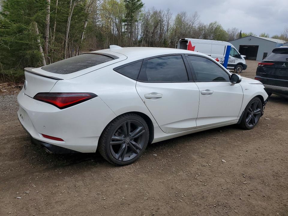 2024 Acura Integra VIN 19UDE4H60RA800678 COPART salvage auction — FRONT END, ON - PERMIT SALVAGE, sold $7,500 on 2026-07-21 (photo 3)