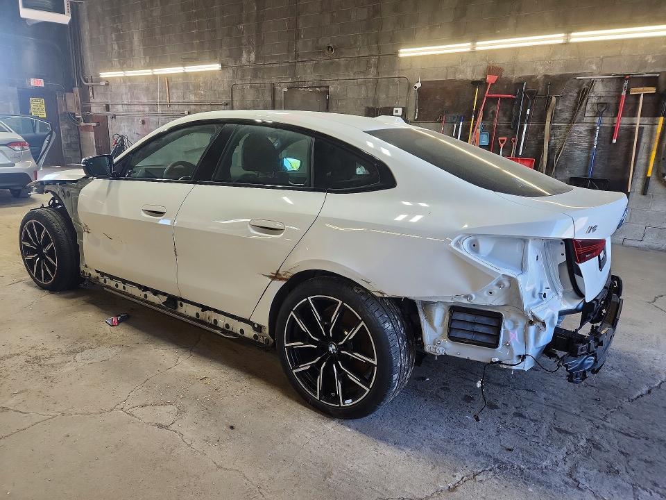 2025 BMW I4 VIN WBY33HD06SFU48237 COPART salvage auction — FRONT END, Ny - Mv-907A Salvage Certificate, sold $17,100 on 2026-07-13 (photo 2)
