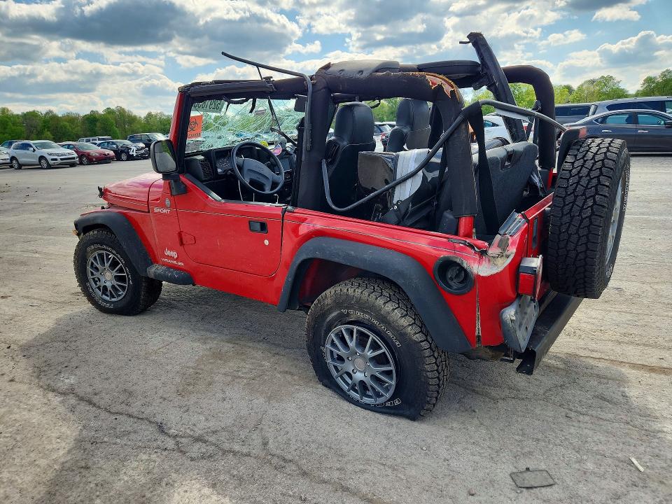 2004 Jeep Wrangler / VIN 1J4FA49S34P755458 COPART salvage auction — ROLLOVER, Pa - Certificate Of Salvage, sold $875 on 2026-07-02 (photo 2)