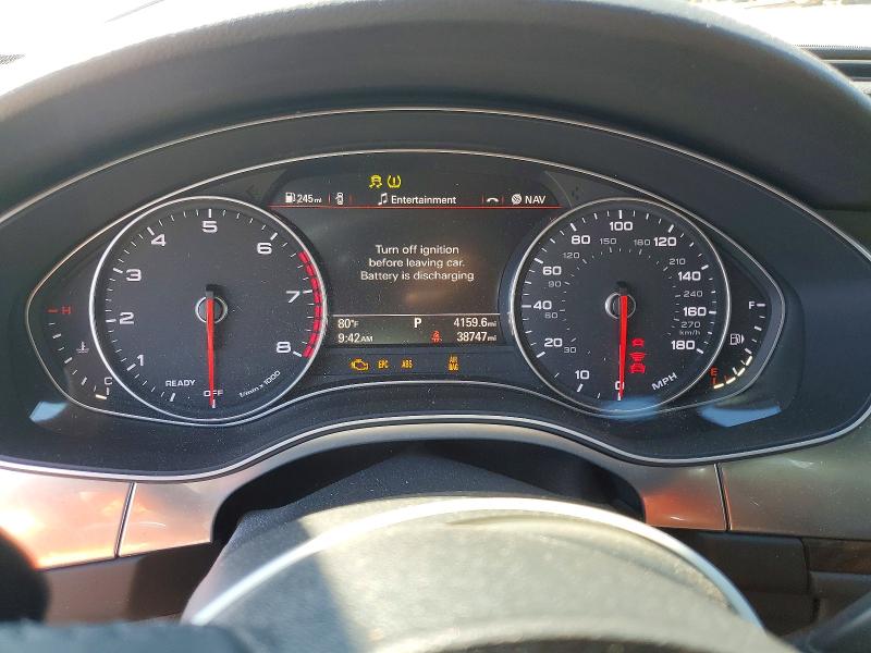 2016 Audi VIN WAUFGAFC1GN099676 COPART salvage auction — FRONT END, Oh - Cert Of Title-Salvage, sold $2,650 on 2026-07-17 (photo 9)