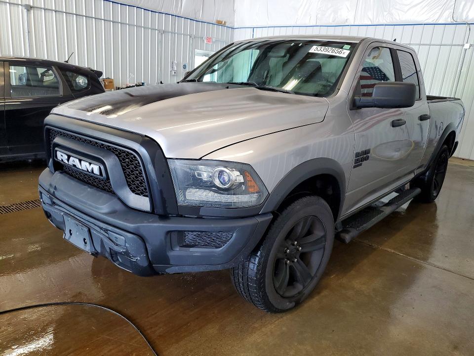 2021 Ram 1500 VIN 1C6RR7GG4MS527730 COPART salvage auction — FRONT END, Md - Certificate Of Title (P), sold $9,400 on 2026-08-06 (photo 1)