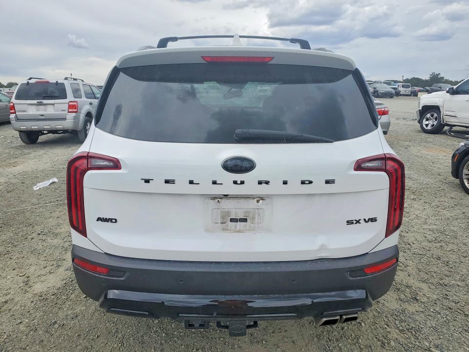 2021 Kia Telluride VIN 5XYP5DHCXMG153460 COPART salvage auction — FRONT END, CA - SALVAGE CERTIFICATE, sold $5,300 on 2026-07-14 (photo 6)