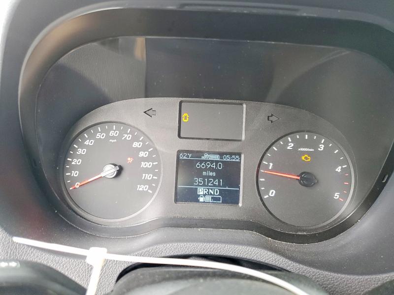 2021 Mercedes-benz Sprinter VIN W1Y4DDHY8MT046571 COPART salvage auction — REAR END, Il - Salvage Certificate, sold $7,300 on 2026-07-15 (photo 9)