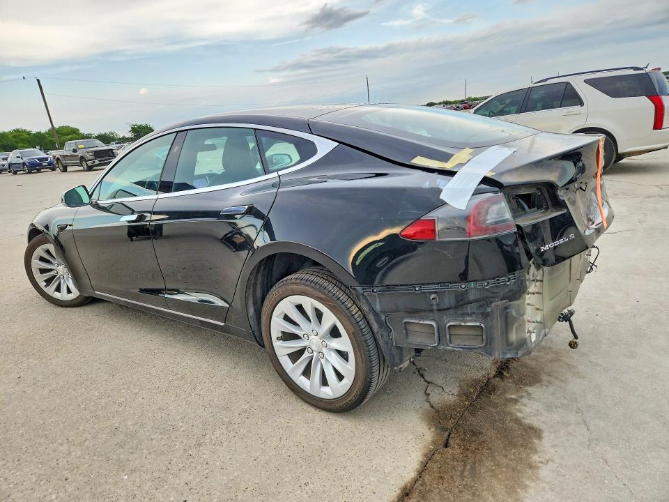 2017 Tesla Model s VIN 5YJSA1E12HF231203 COPART salvage auction — REAR END, Tx - Certificate Of Title, sold $4,650 on 2026-07-09 (photo 2)