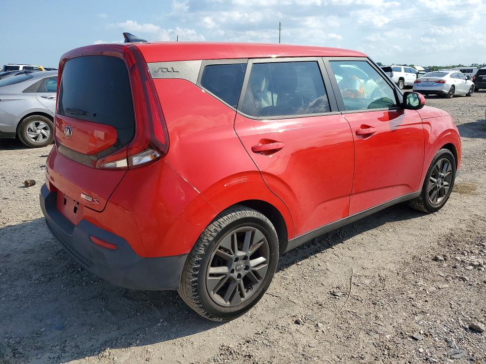 2021 Kia Soul VIN KNDJ23AU2M7145670 COPART salvage auction — SIDE, TX - SALVAGE VEHICLE TITLE (P), sold $725 on 2026-07-23 (photo 3)