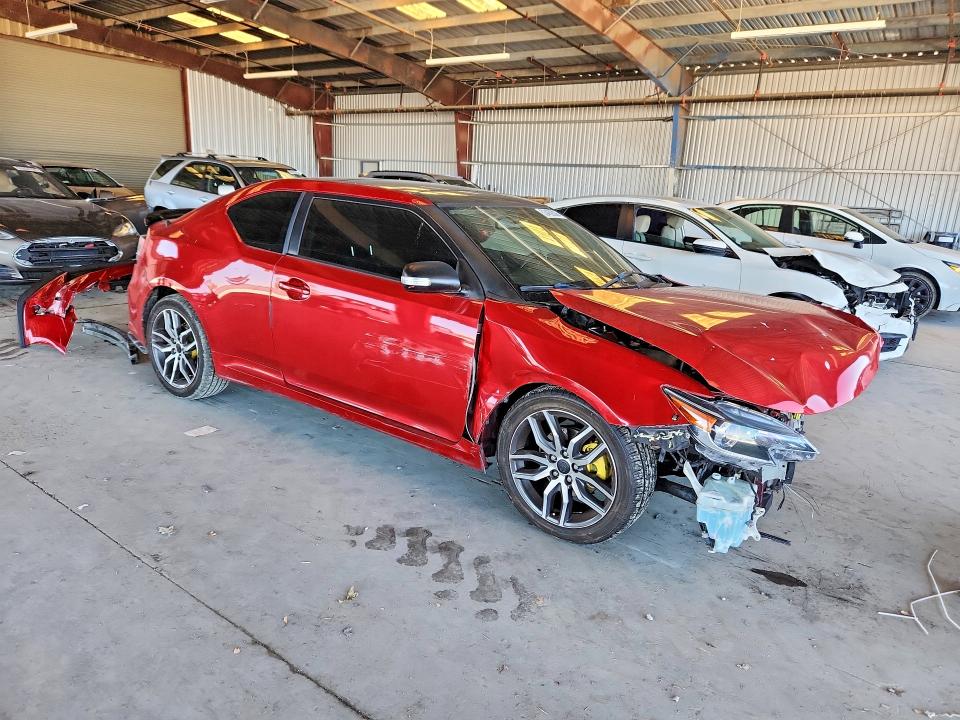 2016 Scion Tc VIN JTKJF5C70GJ026040 COPART salvage auction — FRONT END, Ca - Salvage Certificate, sold $1,000 on 2026-07-09 (photo 4)