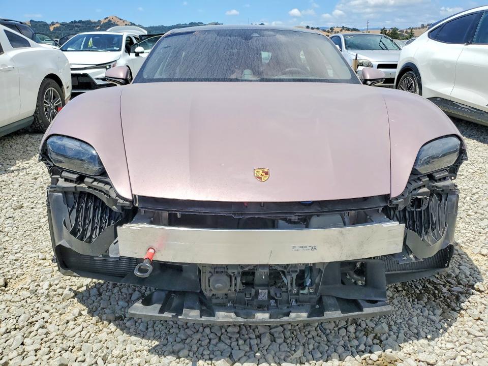 2024 Porsche Taycan VIN WP0AD2Y19RSA47498 COPART salvage auction — REAR END, Ca - Salvage Certificate, sold $31,000 on 2026-08-18 (photo 5)