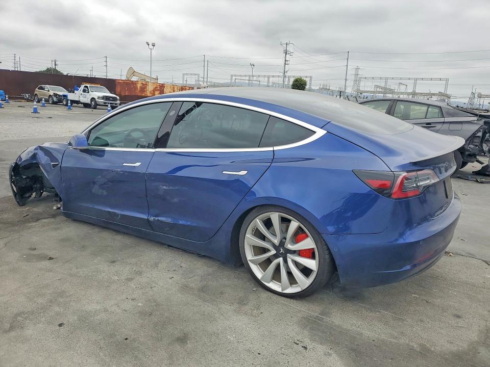 2019 Tesla Model 3 VIN 5YJ3E1EB6KF419876 COPART salvage auction — SIDE, Ca - Salvage Certificate, sold $5,100 on 2026-07-24 (photo 2)