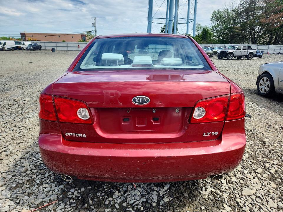 2007 Kia Optima VIN KNAGE124375146358 COPART salvage auction — SIDE, Pa - Cert Of Salv-R=Reconstructed, sold $475 on 2026-07-20 (photo 6)