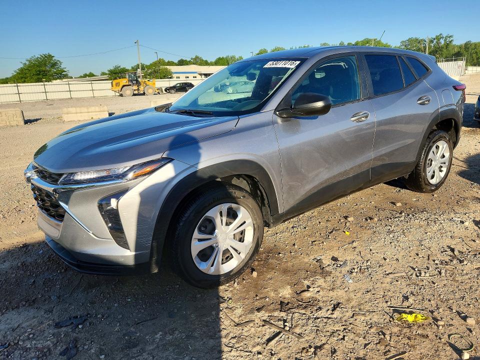 2025 Chevrolet Trax VIN KL77LFEP6SC035400 COPART salvage auction — SIDE, KY - CERT OF TITLE-SALVAGE, sold $4,650 on 2026-07-09 (photo 1)