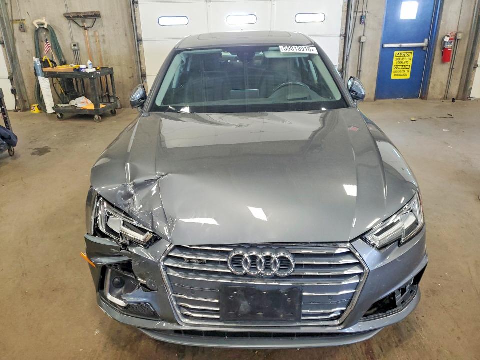 2019 Audi A4 VIN WAUFNAF47KA018310 COPART salvage auction — FRONT END, Mn - Cert Of Title-Salvage, sold $7,900 on 2026-07-16 (photo 5)