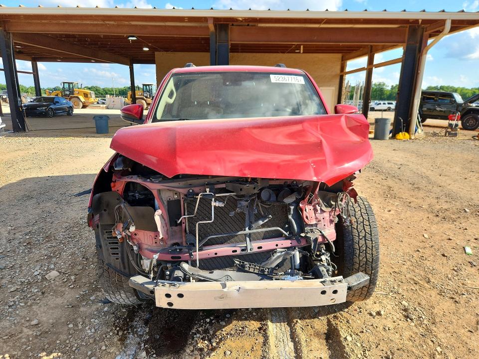2021 Toyota 4runner VIN JTEMU5JR9M5958073 COPART salvage auction — FRONT END, Al - Cert Of Title-Salvage Title, sold $10,600 on 2026-07-08 (photo 5)