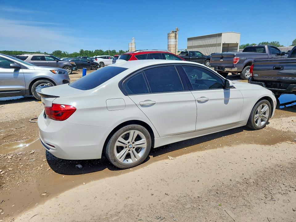 2016 BMW 3er VIN WBA8E9G57GNU28846 COPART salvage auction — HAIL, Ks - Cert Of Title-Salvage, sold $2,950 on 2026-07-02 (photo 3)