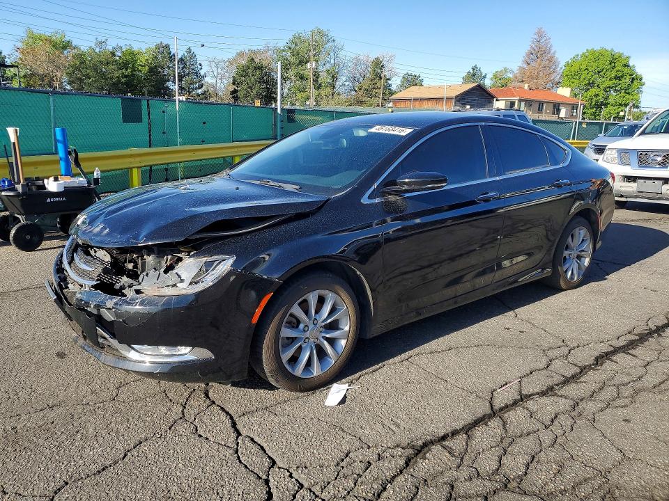 2015 Chrysler 200 VIN 1C3CCCCG2FN524605 COPART salvage auction — FRONT END, CO - PUBLIC - SALVAGE TITLE (P), sold $950 on 2026-07-02 (photo 1)