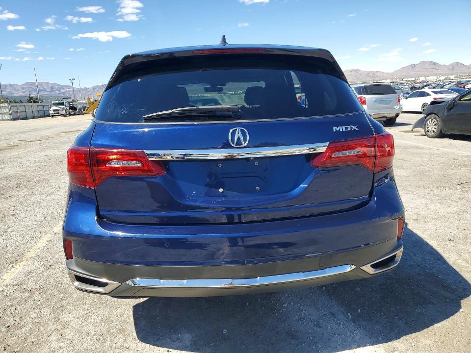 2019 Acura Mdx VIN 5J8YD3H54KL004306 COPART salvage auction — SIDE, Nv - Salvage Title, sold $5,800 on 2026-07-30 (photo 6)