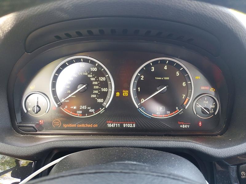 2014 BMW VIN 5UXWX9C50E0D22163 COPART salvage auction — SIDE, Salvage Title, sold $600 on 2026-07-23 (photo 9)
