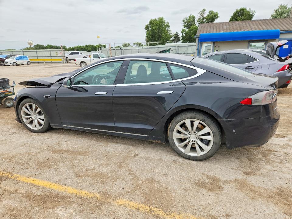 2017 Tesla Model s VIN 5YJSA1E28HF199334 COPART salvage auction — FRONT END, Ks - Cert Of Title-Salvage, sold $2,350 on 2026-07-22 (photo 2)