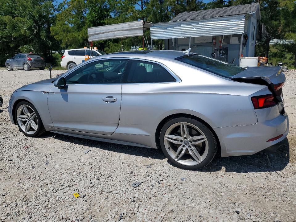 2018 Audi A5 VIN WAUTNAF56JA030474 COPART salvage auction — REAR END, Tx - Certificate Of Title, sold $925 on 2026-07-24 (photo 2)