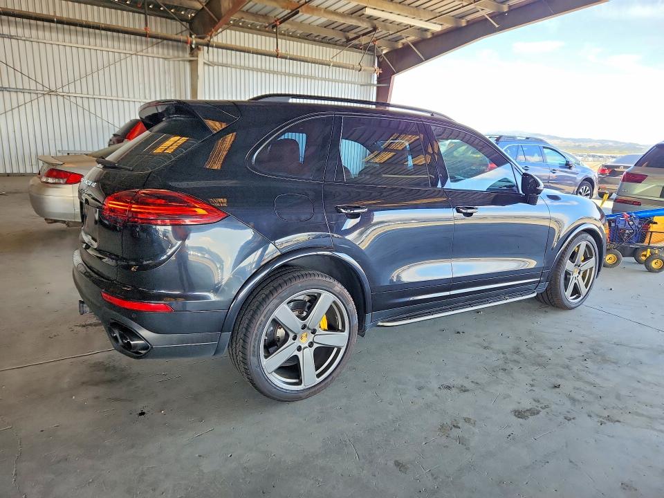 2017 Porsche Cayenne VIN WP1AC2A26HLA97026 COPART salvage auction — FRONT END, Ca - Salvage Certificate, sold $21,600 on 2026-09-21 (photo 3)