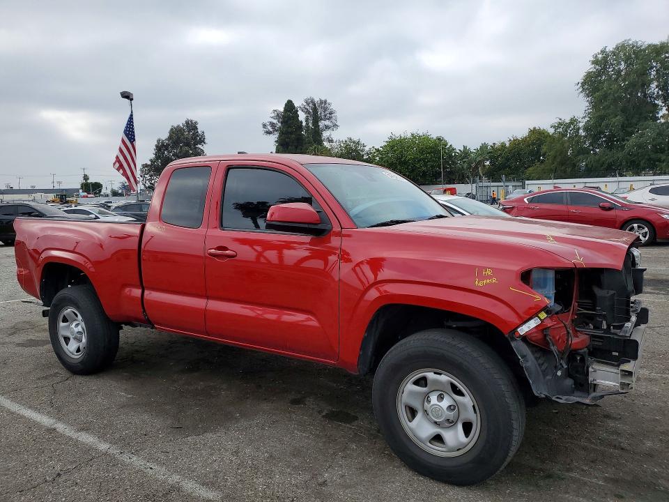 2019 Toyota Tacoma VIN 5TFRX5GN2KX162353 COPART salvage auction — FRONT END, Ca - Salvage Certificate, sold $8,500 on 2026-07-02 (photo 4)