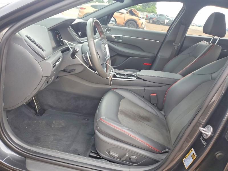 2023 Hyundai Sonata VIN KMHL44J21PA310425 COPART salvage auction — REAR END, Tx - Salvage Vehicle Title, sold $5,300 on 2026-07-27 (photo 7)