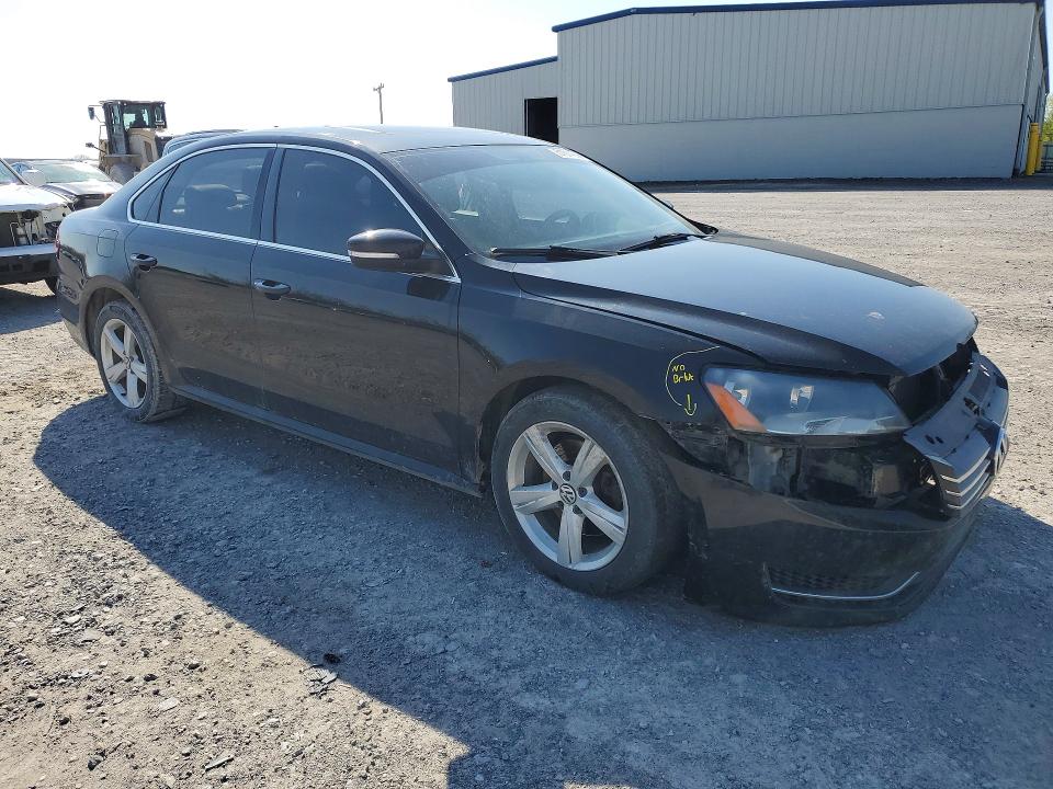 2013 Volkswagen Passat VIN 1VWBP7A31DC015761 COPART salvage auction — FRONT END, Oh - Cert Of Title-Salvage, sold $450 on 2026-07-06 (photo 4)