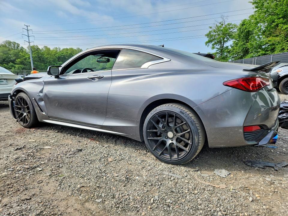 2017 Infiniti Q60 VIN JN1EV7EL9HM553305 COPART salvage auction — FRONT END, Md - Cert Of Salvage > 75% Damage, sold $3,200 on 2026-07-14 (photo 2)