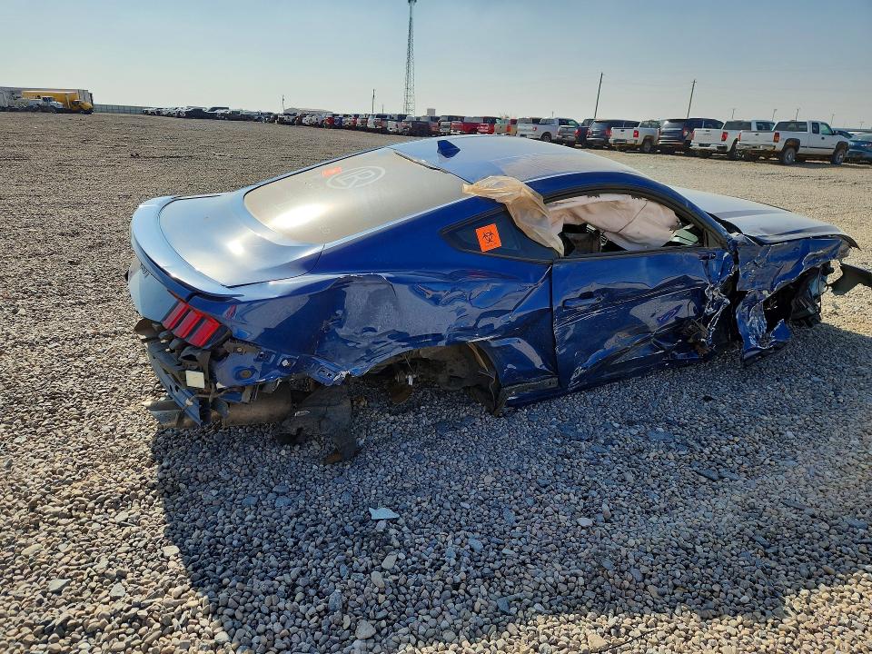 2024 Ford Mustang VIN 1FA6P8CFXR5408063 COPART salvage auction — ALL OVER, Tx - Salvage Vehicle Title, sold $5,300 on 2026-07-02 (photo 3)