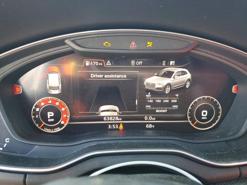 2019 Audi VIN WA1B4AFY8K2100137 COPART salvage auction — FRONT END, Ny - Mv-907A Salvage Certificate, sold $5,900 on 2026-07-22 (photo 9)