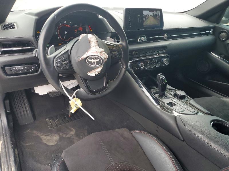 2022 Toyota Supra VIN WZ1DB2C06NW048935 COPART salvage auction — FRONT END, Ca - Salvage Certificate, sold $17,100 on 2026-07-20 (photo 8)