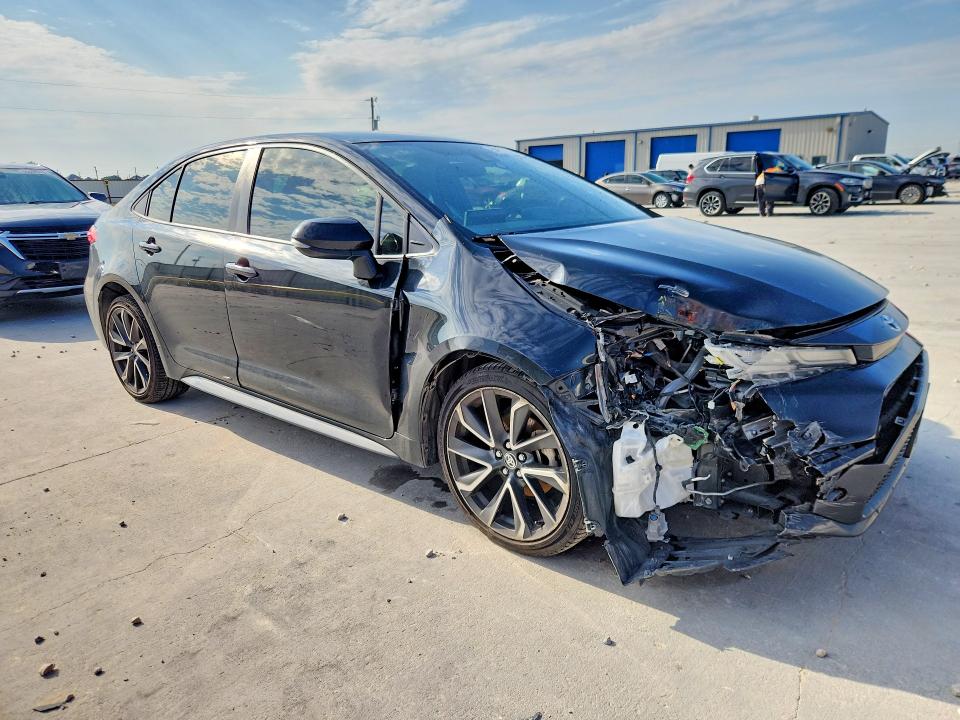 2021 Toyota Corolla VIN JTDS4MCEXMJ055857 COPART salvage auction — FRONT END, TX - SALVAGE VEHICLE TITLE (P), sold $4,900 on 2026-07-17 (photo 4)