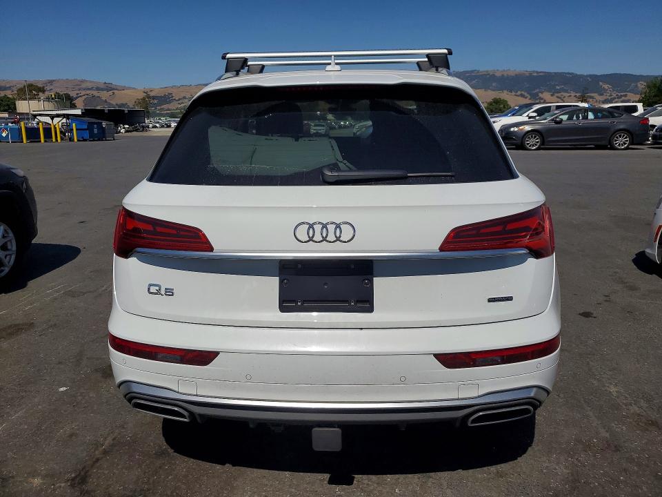 2024 Audi Q5 VIN WA1EAAFY3R2064082 COPART salvage auction — FRONT END, Ca - Salvage Certificate, sold $17,300 on 2026-07-21 (photo 6)