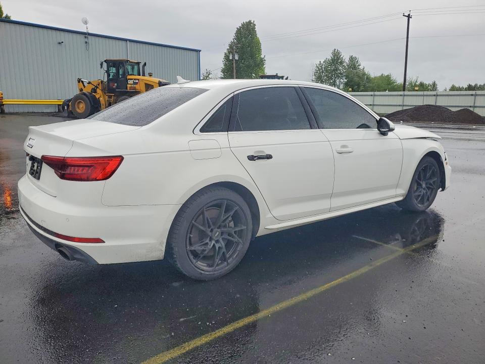 2017 Audi A4 VIN WAULNAF43HN057965 COPART salvage auction — FRONT END, Or - Certificate Of Title (P), sold $2,500 on 2026-07-22 (photo 3)