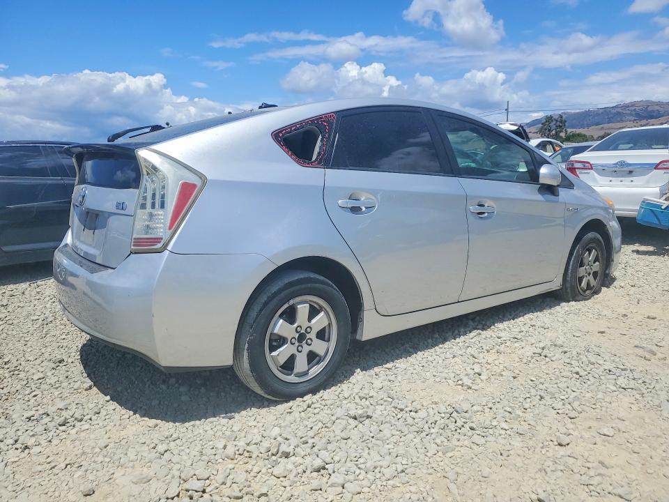 2013 Toyota Prius VIN JTDKN3DU5D1633151 COPART salvage auction — VANDALISM, Ca - Salvage Certificate, sold $400 on 2026-07-30 (photo 3)