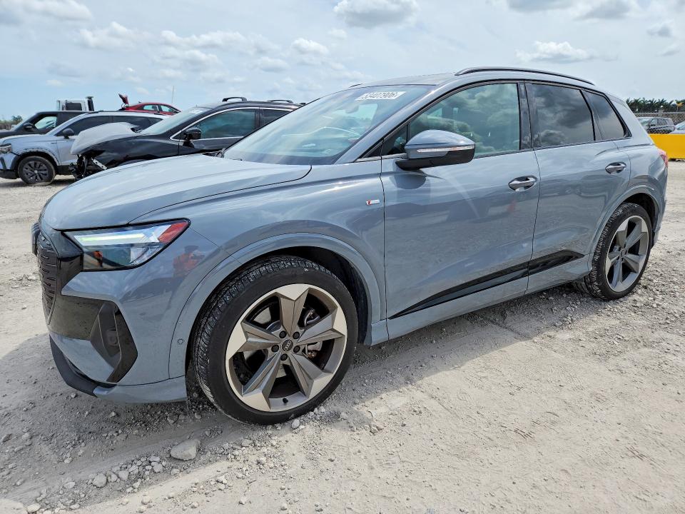 2024 Audi Q4 e-tron VIN WA1LUBFZ9RP084319 COPART salvage auction — VANDALISM, Fl - Certificate Of Destruction, sold $17,100 on 2026-07-15 (photo 1)
