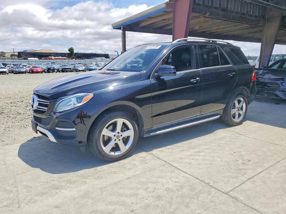 2018 Mercedes-benz Gle class VIN 4JGDA5HB1JB073641 COPART salvage auction — REAR END, Ca - Salvage Certificate, sold $9,100 on 2026-07-09 (photo 1)