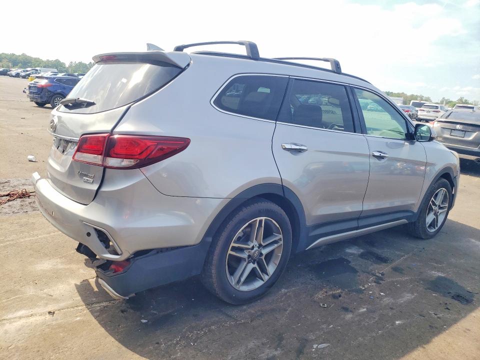 2018 Hyundai Santa fe VIN KM8SR4HF1JU289863 COPART salvage auction — REAR END, Mi - Cert Of Title-Salvage Vehicle, sold $2,500 on 2026-07-08 (photo 3)