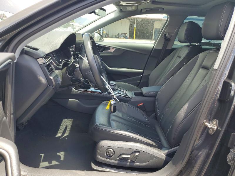 2021 Audi A4 VIN WAUABAF40MA055835 COPART salvage auction — FRONT END, Ca - Salvage Certificate, sold $8,800 on 2026-07-22 (photo 7)