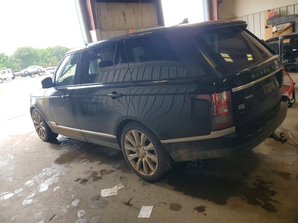 2016 Land rover RANGE ROVER VIN SALGS3EF2GA244785 COPART salvage auction — HAIL, Ar - Cert Of Title-Salvage, sold $2,950 on 2026-07-29 (photo 2)