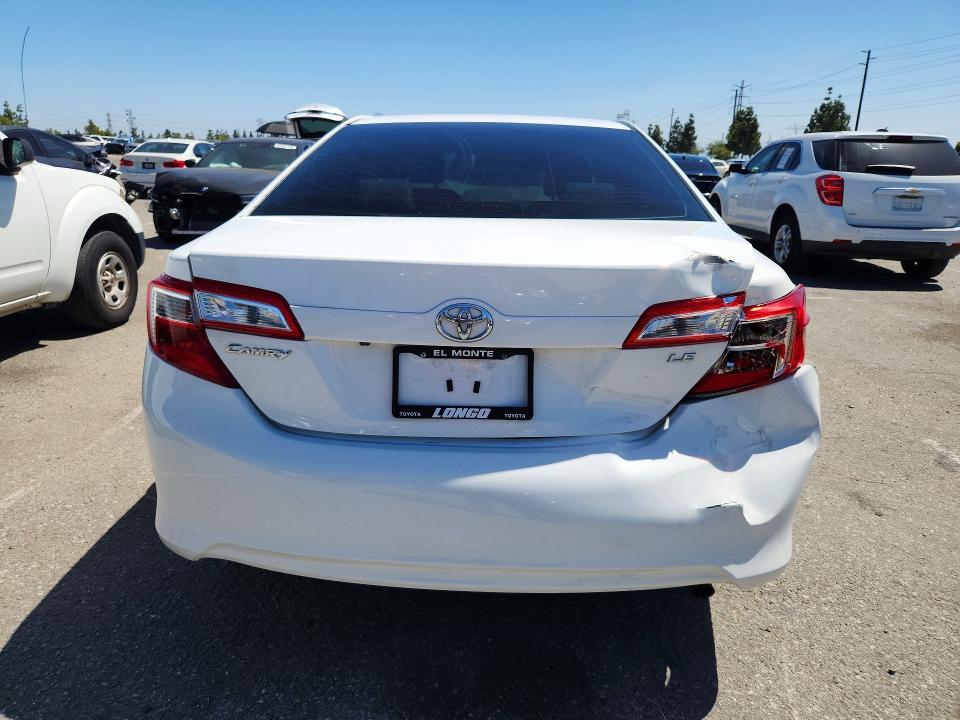 2014 Toyota Camry VIN 4T4BF1FK0ER434541 COPART salvage auction — REAR END, Ca - Salvage Certificate, sold $2,300 on 2026-07-02 (photo 6)