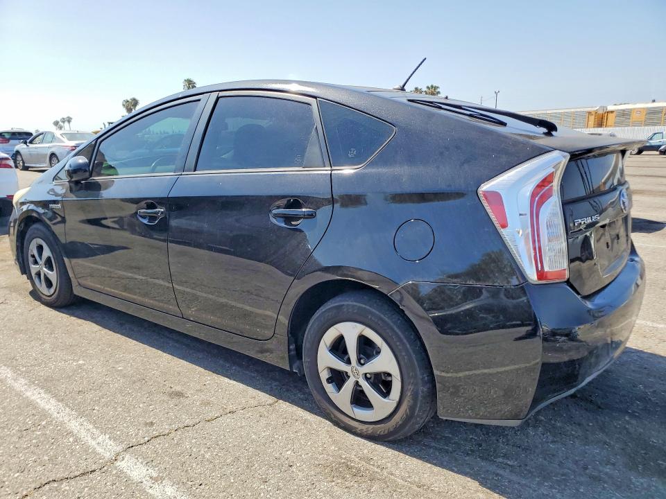 2012 Toyota Prius VIN JTDKN3DU6C1516256 COPART salvage auction — REAR END, Ca - Salvage Certificate, sold $900 on 2026-07-28 (photo 2)