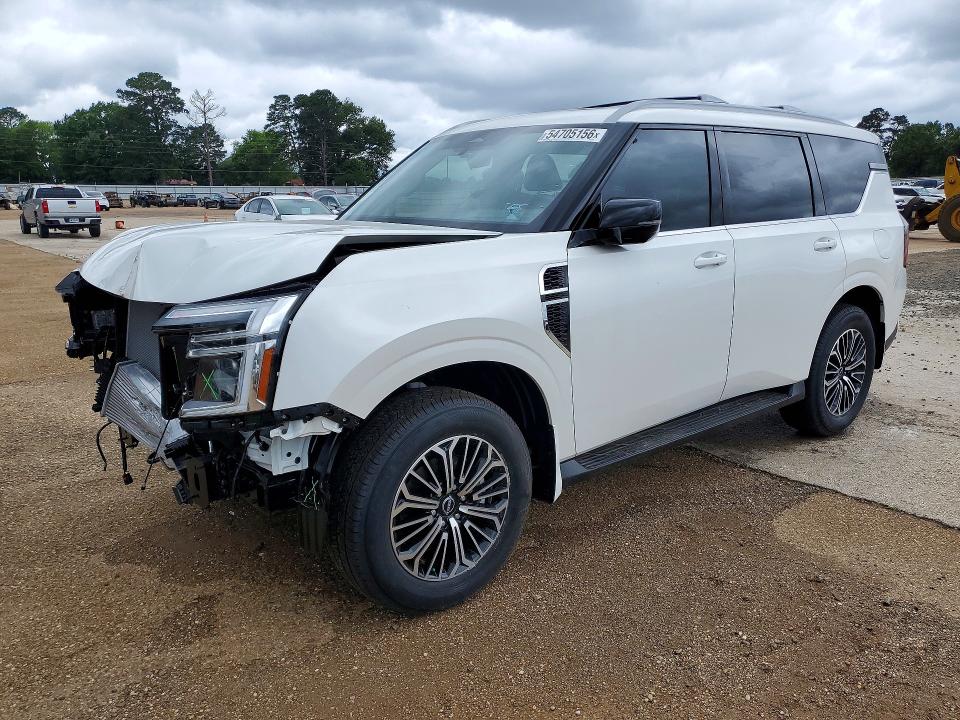 2026 Nissan Armada VIN JN8AY3EBXT9122216 COPART salvage auction — FRONT END, Mi - Cert Of Title-Salvage Vehicle, sold $44,250 on 2026-07-13 (photo 1)