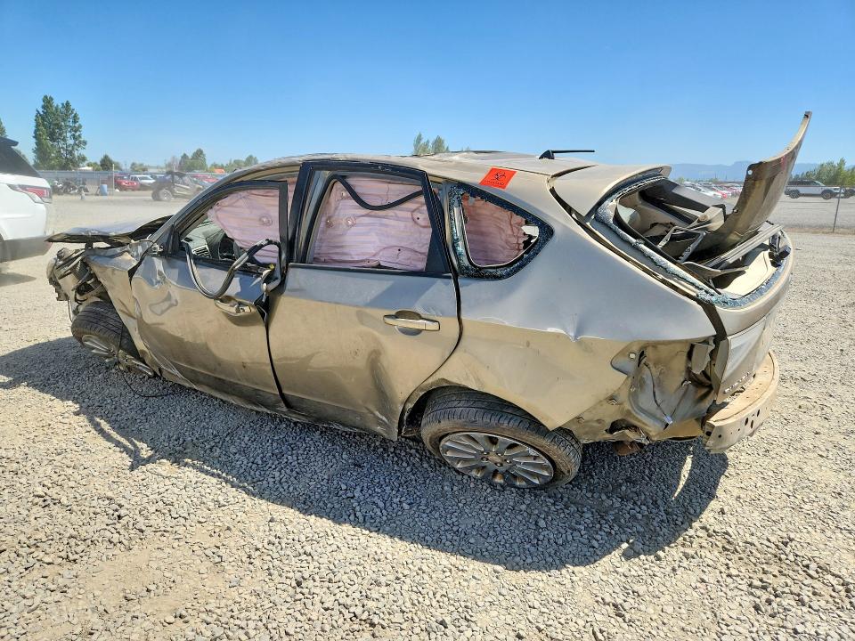 2008 Subaru Impreza VIN JF1GH61618H822130 COPART salvage auction — ROLLOVER, Or - Salvage Title Certificate, sold $275 on 2026-07-28 (photo 2)