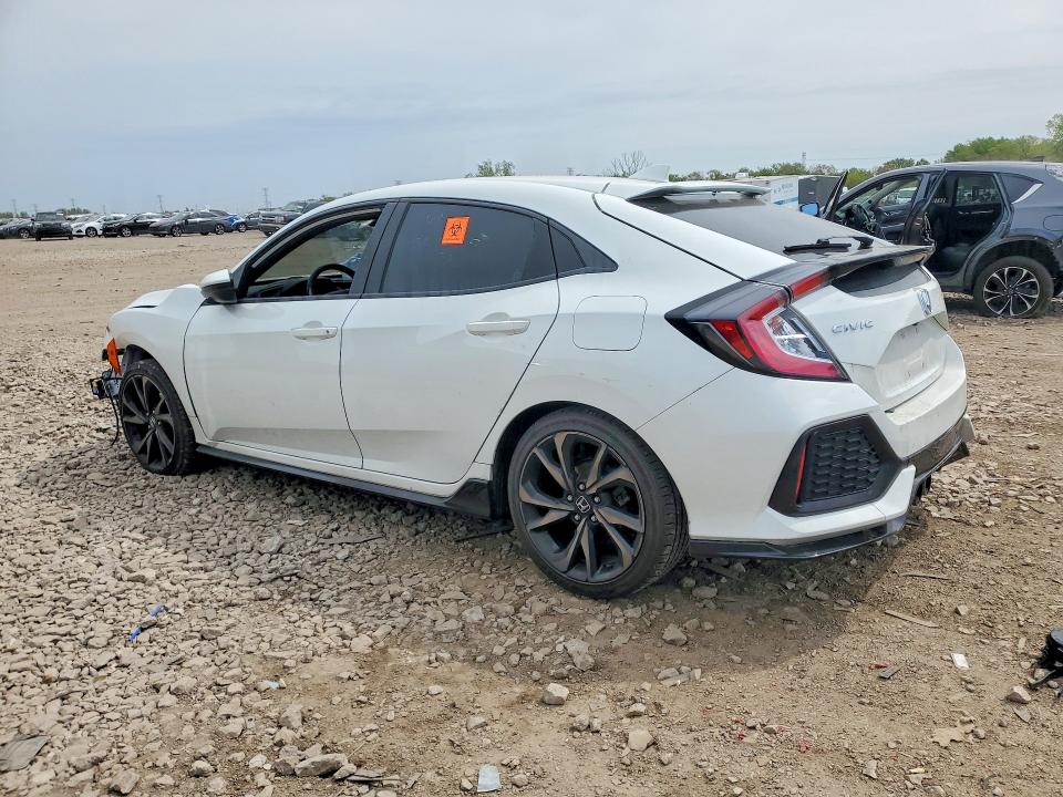 2018 Honda Civic VIN SHHFK7H44JU237418 COPART salvage auction — FRONT END, Il - Salvage Certificate, sold $1,950 on 2026-07-08 (photo 2)